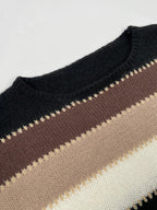 R&B | Gestreifter Strickpullover