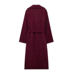 R&B | trenchcoat - eleganter langer roter Damenmantel