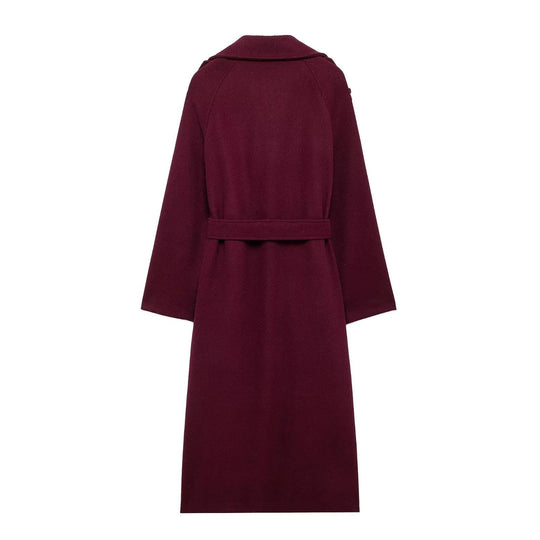 R&B | trenchcoat - eleganter langer roter Damenmantel