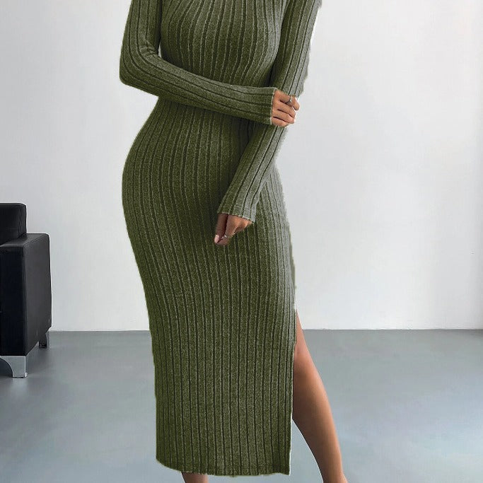 R&B | Gestricktes Langes Kleid für Frauen
