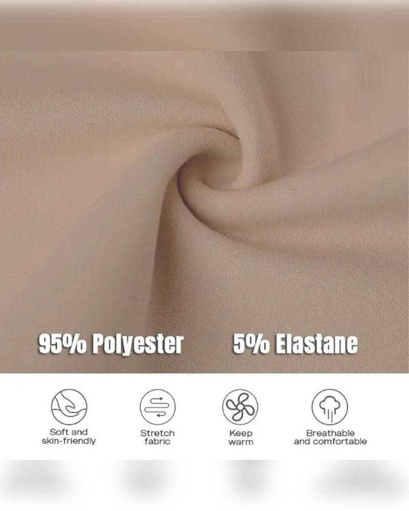 R&B | Sweatshirtkleid mit Langen Ärmeln Reißverschluss und Schlitz