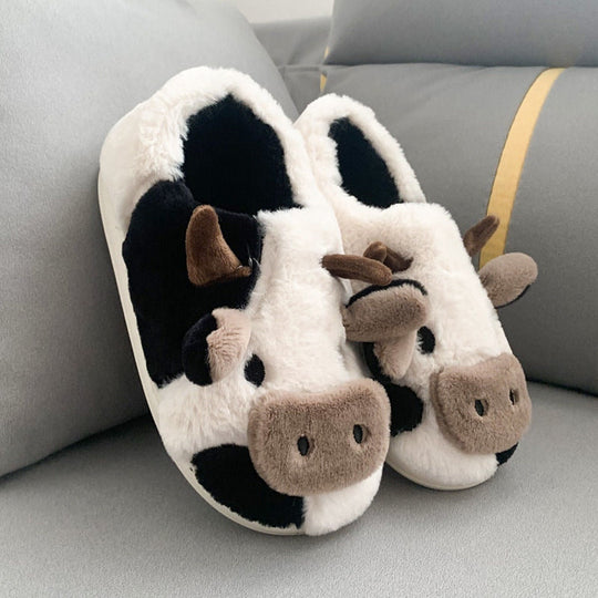 Flauschige Tierpantoffeln