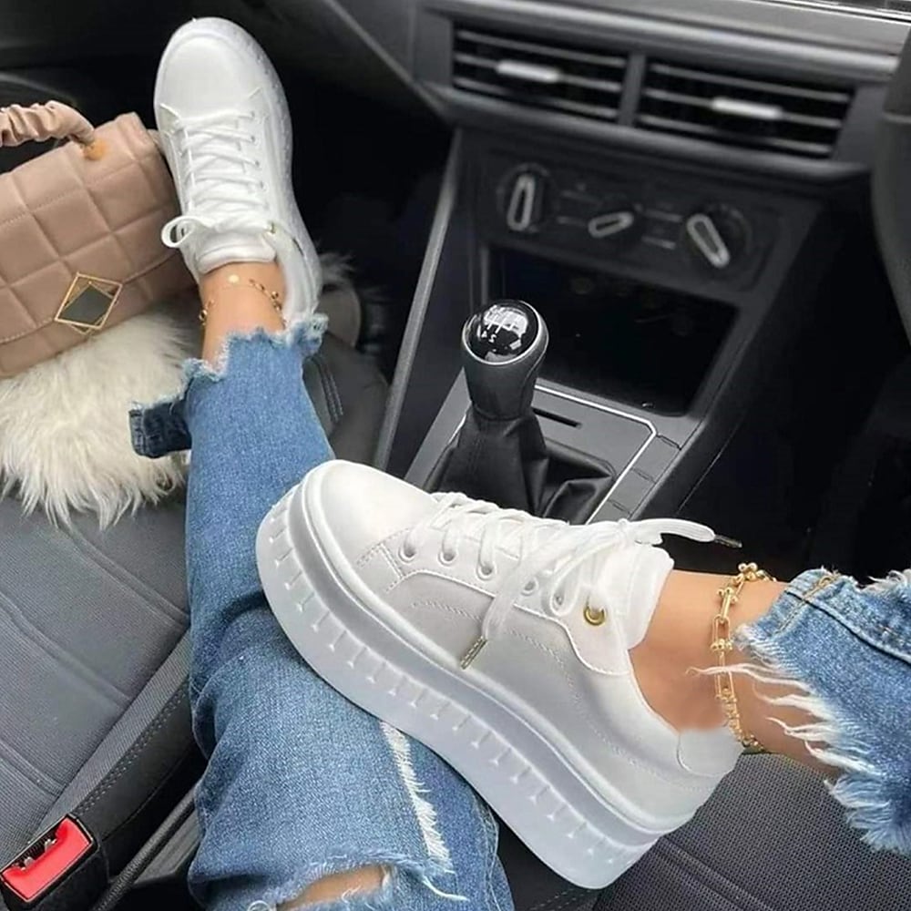 PlateauBoots Mit Schnürung R&B