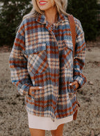 R&B | Gitterhemdjacke Im Flanell-look Wollmischung Warm und Trendy