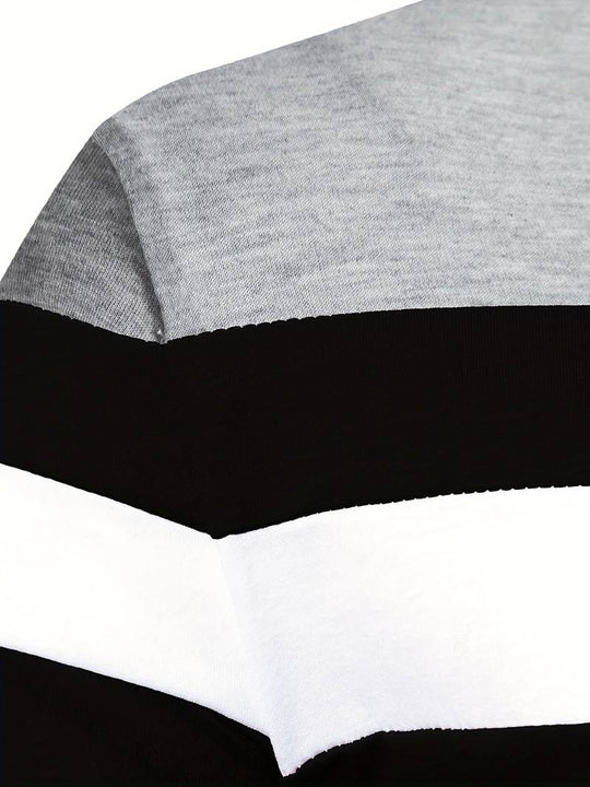 R&B – langärmliges poloshirt mit reißverschluss