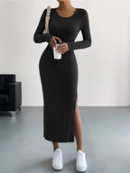 R&B | Gestricktes Langes Kleid für Frauen