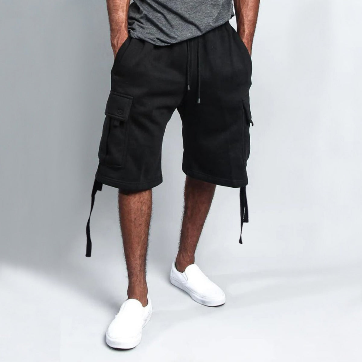 R&B | Gerade Shorts mit mehreren Taschen