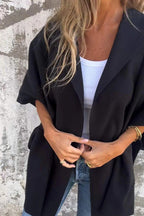 R&B | Übergroßer Losvallender Cape Mantel Damen
