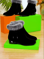 Leder-Stiefeletten mit Mittelabsatz R&B R&B