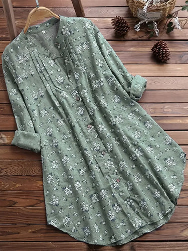 R&B-Bluse | Bluse mit Blumendruck für den Sommer