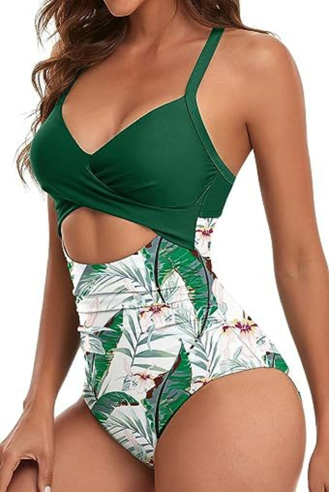 R&B | Hohler rückenfreier Bikini mit engen Trägern