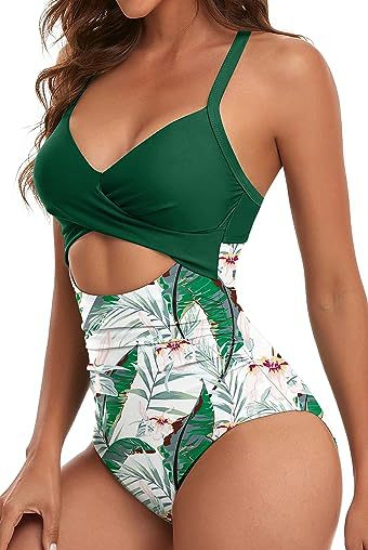 R&B | Hohler rückenfreier Bikini mit engen Trägern