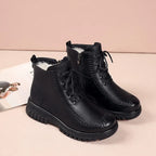 R&B | Damen Warme Leder Martin Stiefel