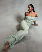 R&B | Kleid mit Blumenschulter