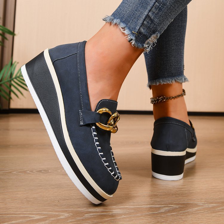 Orthopädische Slipper mit dicker Sohle und Ketten R&B R&B