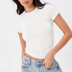 R&B | Einfarbiges Slim-Fit-Unterhemd