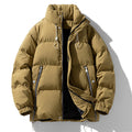 R&B | Herren Winterjacke aus Baumwolle mit Stehkragen - Warm und gefüttert, oversized