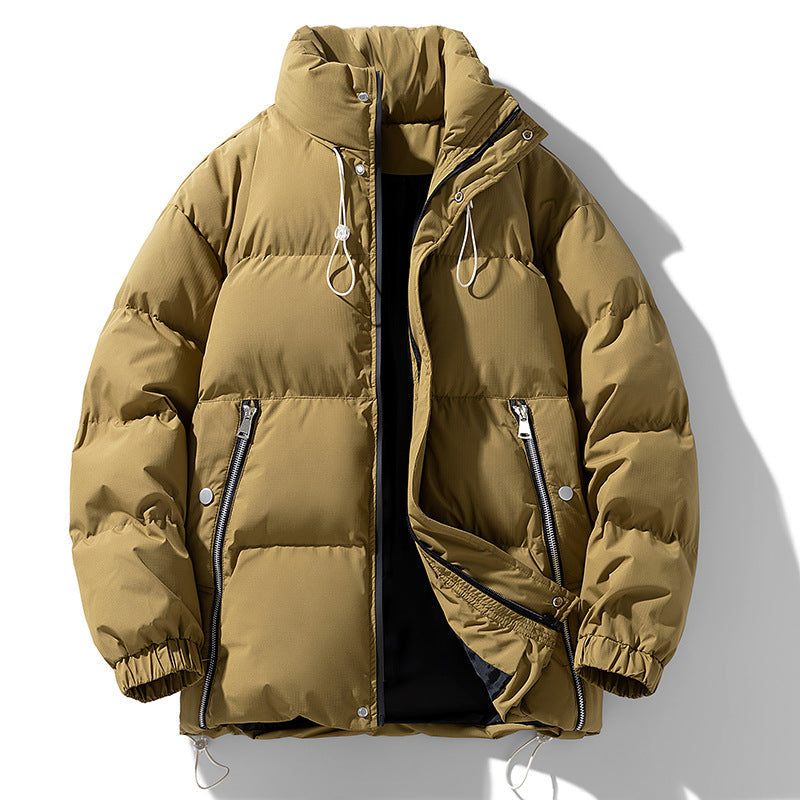 R&B | Herren Winterjacke aus Baumwolle mit Stehkragen - Warm und gefüttert, oversized