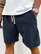 R&B | Herren Casual Kordelzug Cord Shorts