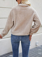 R&B | Weiche Strickjacke mit Knöpfen Polyester Gemütlich und Warm