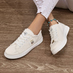 Leinenschuh Damen Casual Sneaker R&B