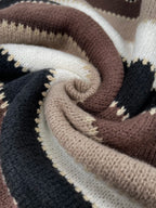 R&B | Lockere Pullover mit Streifen in Übergröße