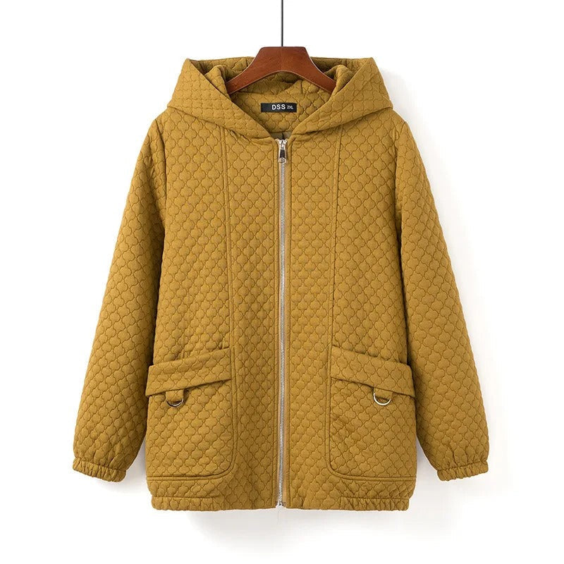 R&B | Gepolsterte Steppjacke mit Kapuze