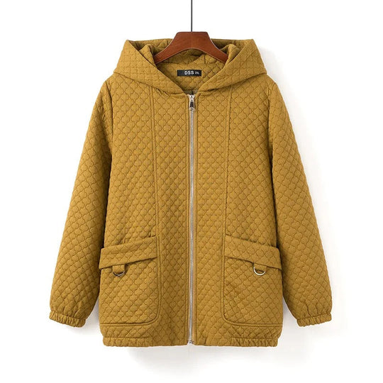 R&B | Gepolsterte Steppjacke mit Kapuze