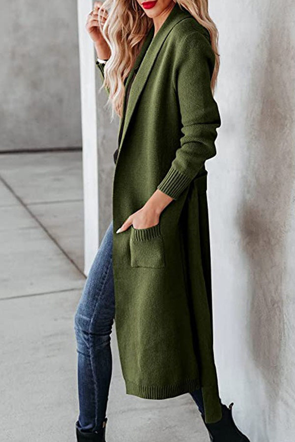 R&B | Krawatten Revers Karten Strickjacke