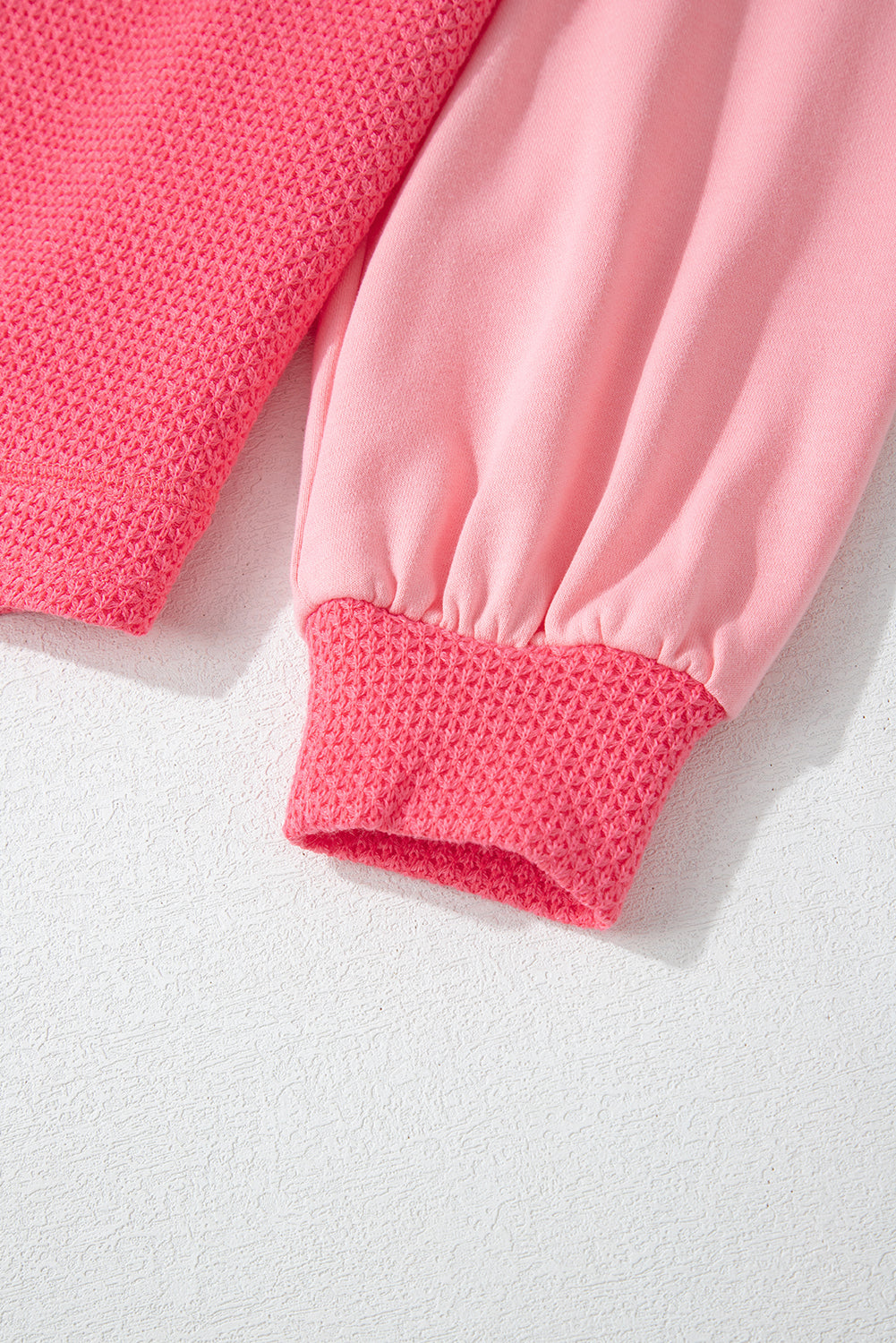 R&B | Zweifarbige Waffelstrickhemdjacke Baumwollmischung LR&Bendiger Komfort