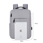 R&B | Geschäftlicher Laptop Rucksack mit Usb Ladeanschluss und Wasserdicht