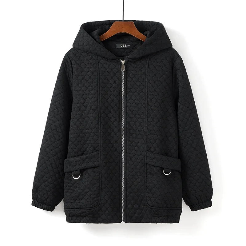 R&B | Gepolsterte Steppjacke mit Kapuze