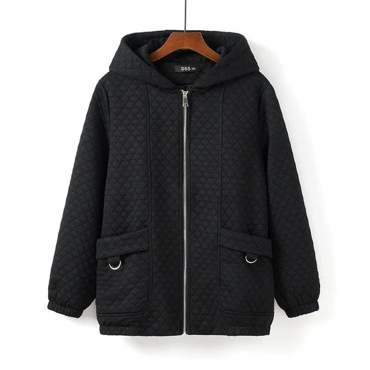 R&B | Gepolsterte Steppjacke mit Kapuze