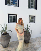 R&B | Kleid mit Blumenschulter