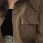R&B | Lässige, Bequeme Cord-Jacke für Den Alltag