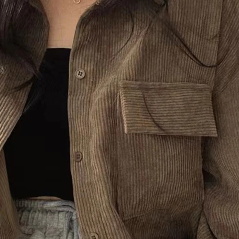 R&B | Lässige, Bequeme Cord-Jacke für Den Alltag