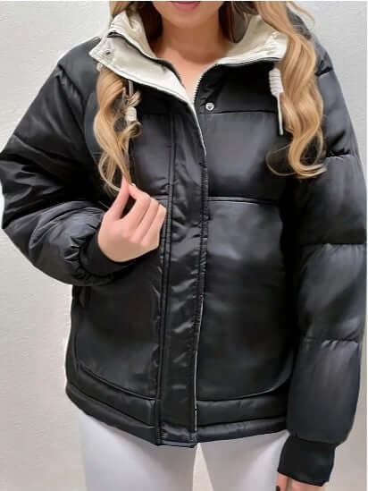 R&B | Damen Fleecegefütterte Kapuzenjacke