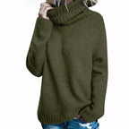 R&B | Oversized Rollkragenpullover - Lässiger Strickpullover für Alltag & Freizeit