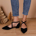 R&B | Mode Flache Damenschuhe Einfarbiges Design