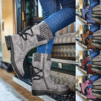R&B | Modische Winterstiefeletten Zum Schnüren