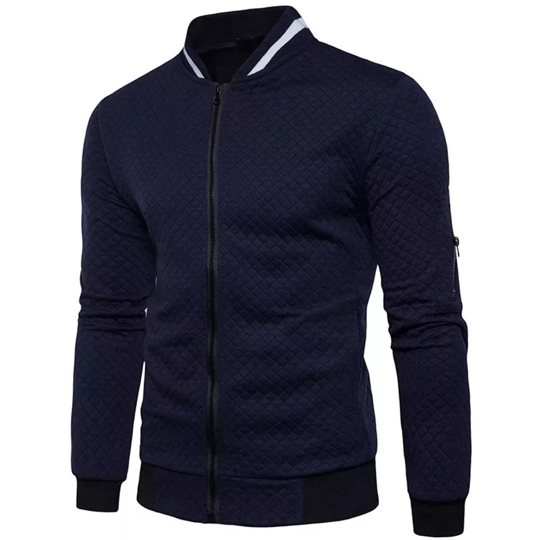 R&B | Jacquard Zip-Bomberjacke