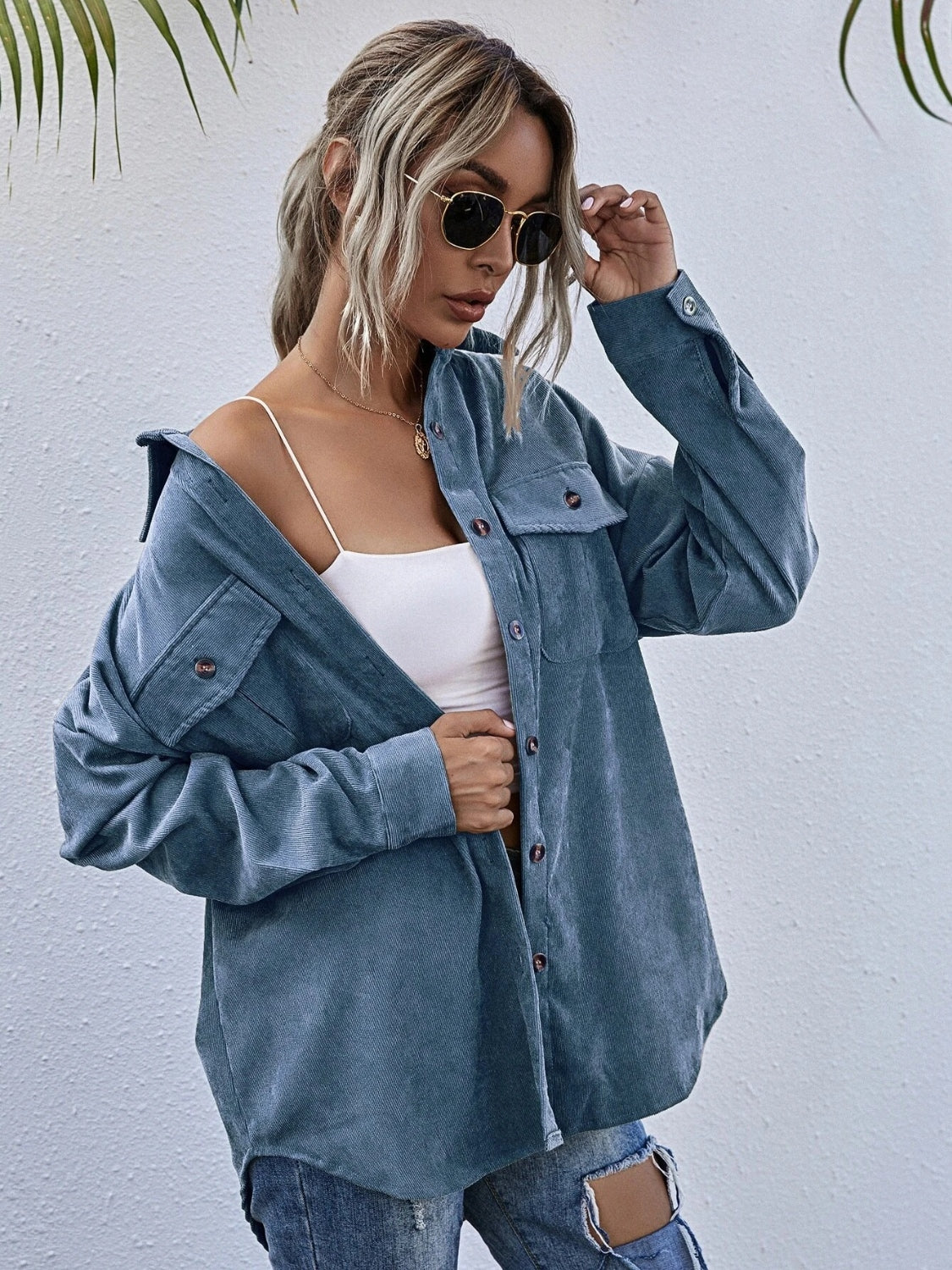 R&B | Cordura Dropped Shoulder Shacket