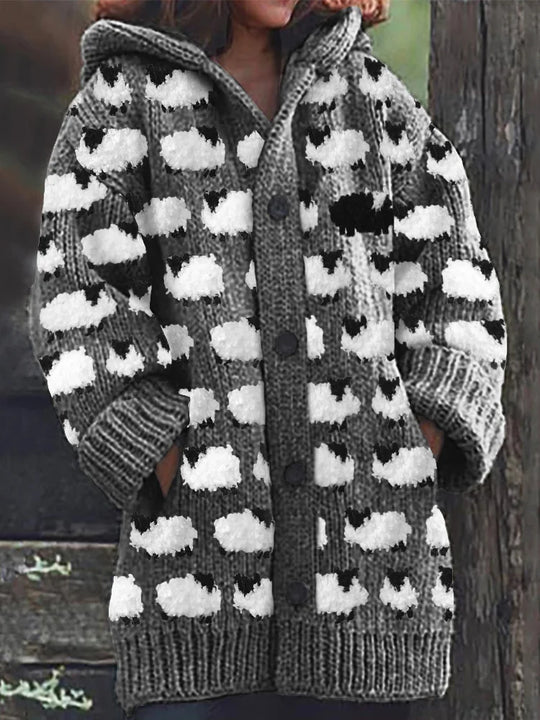 R&B | Strickjacke Mit Schafen