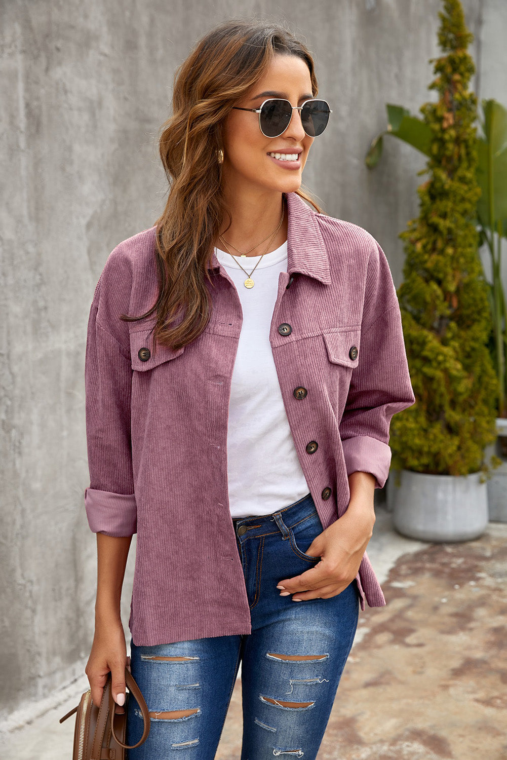 R&B | Cordura Langarm Button-Up Shirt Jacke