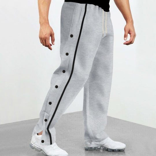 R&B | Gerade Sporthose mit Knöpfen