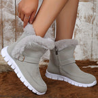 R&B | Schneestiefel mit Schnalle und Seitenreißverschluss