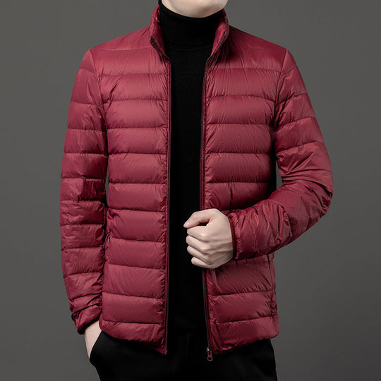 R&B | Herren Slim-Fit Leichte Pufferjacke