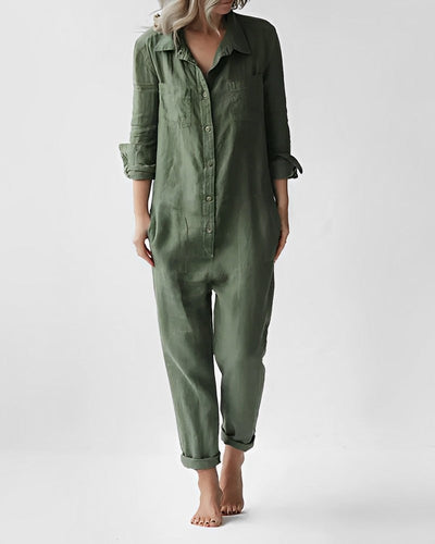 R&B | Smaragdgrüne Eleganz Jumpsuit