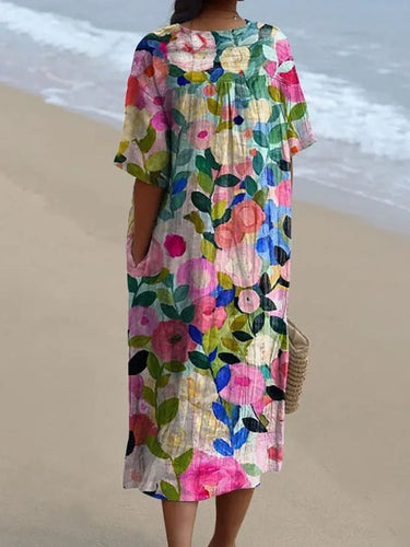 R&B | Buntes Blumenkleid