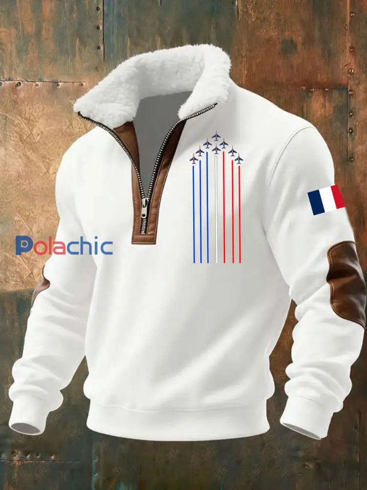 R&B | Bequeme Herrenjacke im Baggy-Stil mit Zipper